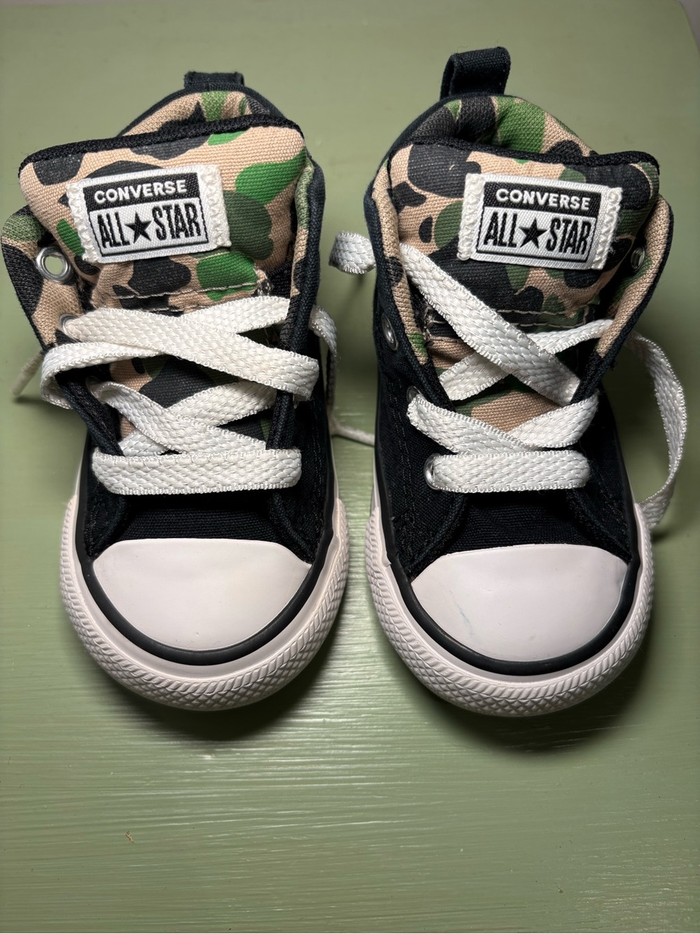 Converse Camo Toddler High tops